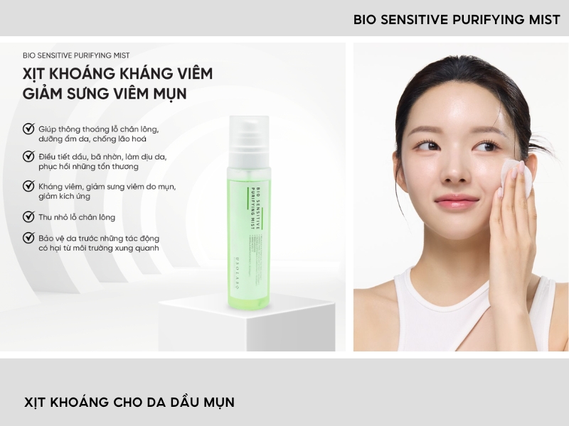 Công dụng của Bio Sensitive Purifying Mist