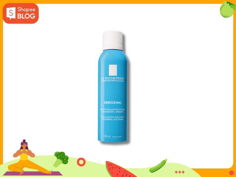 Xịt khoáng cho da dầu mụn La Roche Posay Serozinc
