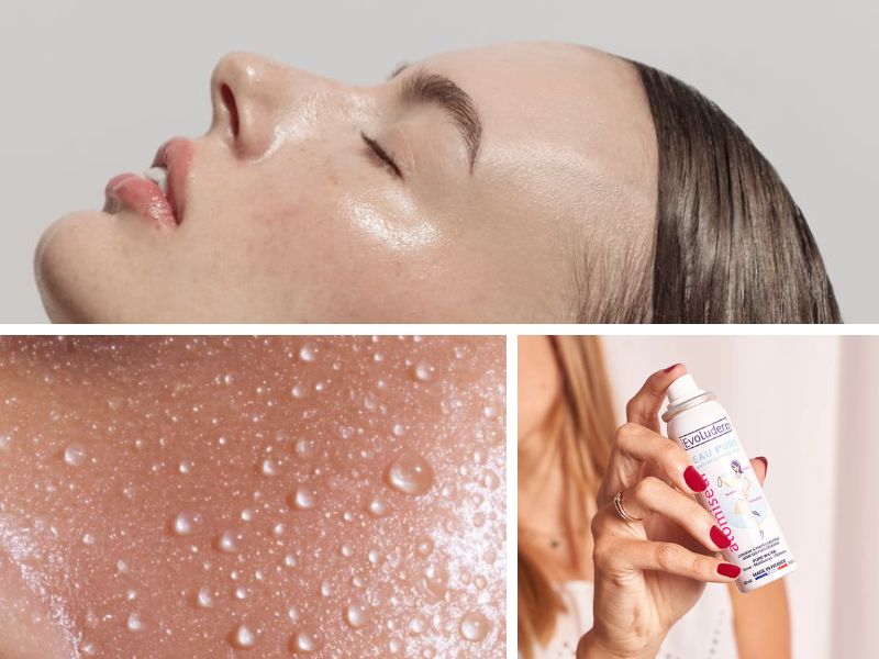 Cảm giác khi sử dụng xịt khoáng Evoluderm