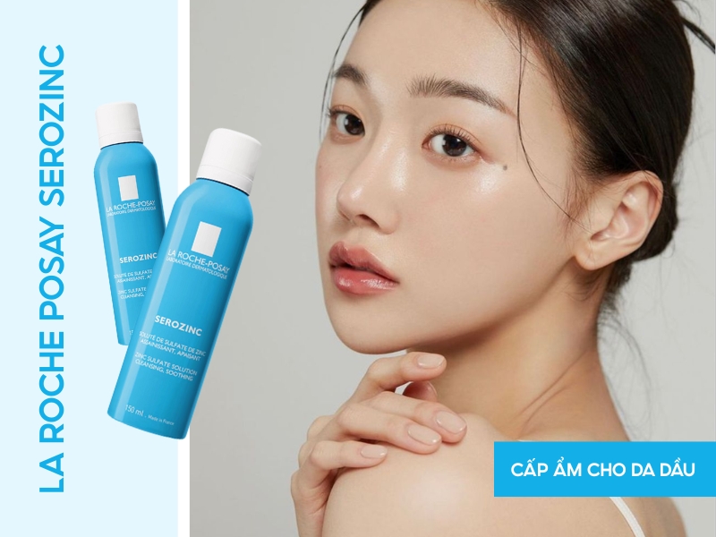 Da mặt sau khi sử dụng La Roche Posay Serozinc