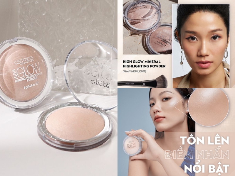 Phấn bắt sáng Catrice High Glow Mineral Highlighting Powder