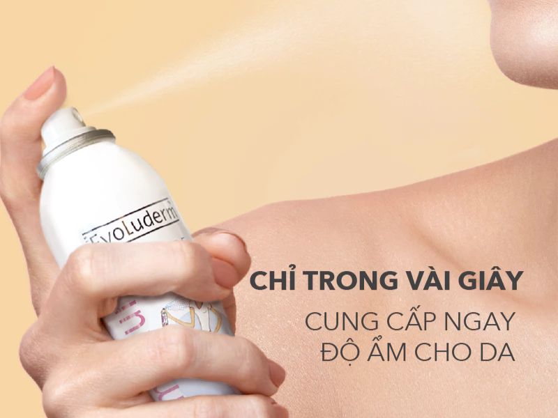 Xịt layer là cách giúp làn da giữ ẩm tối đa