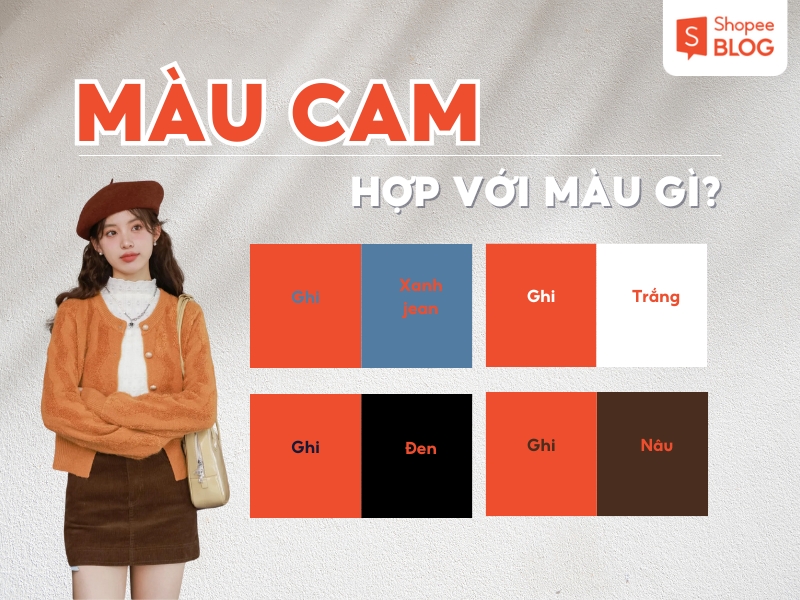 Áo màu cam phối quần màu gì? 4 ý tưởng phối đồ với màu cam