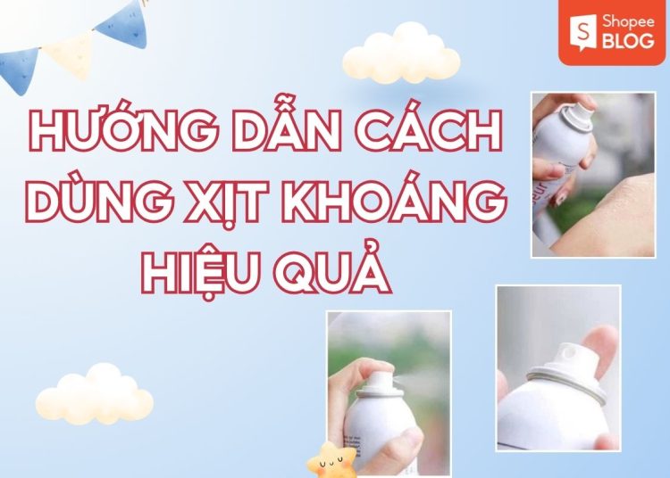 cách dùng xịt khoáng
