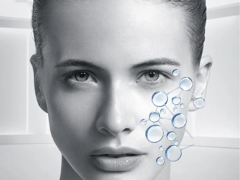 Các phân tử khoáng len lỏi vào da