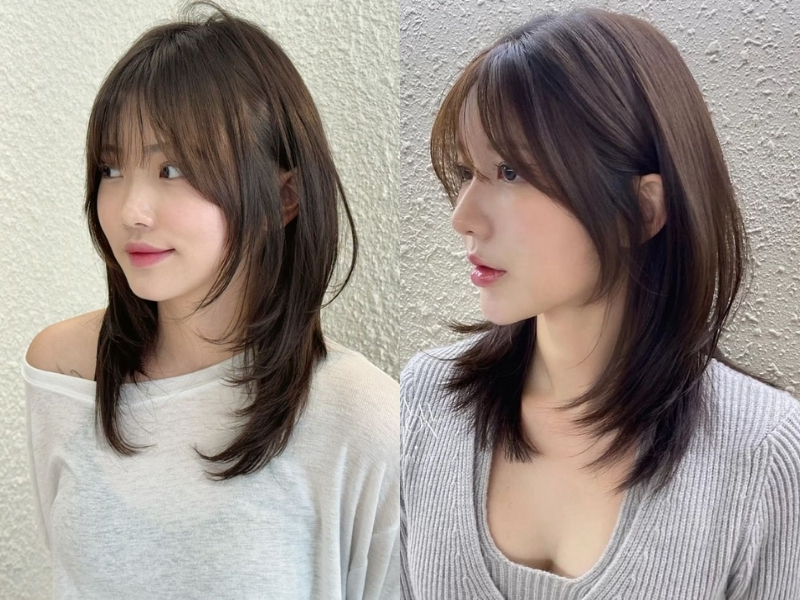 Tóc mullet layer cho nữ