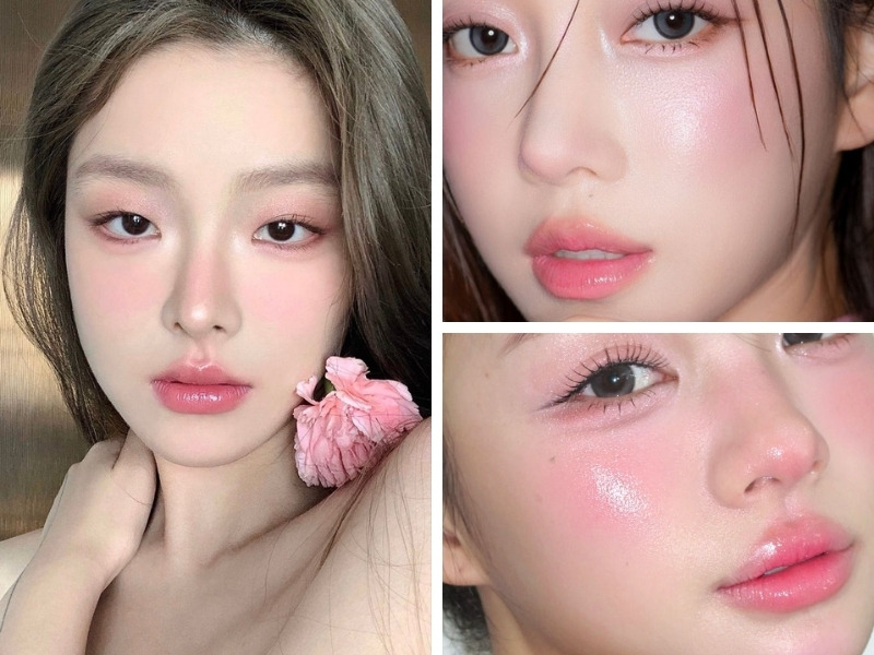 Kiểu makeup tông hồng baby