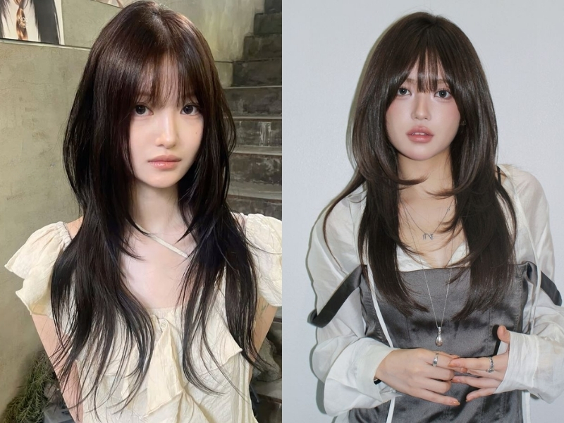 Tóc layer mullet dáng dài (Nguồn: Loab Hannam)