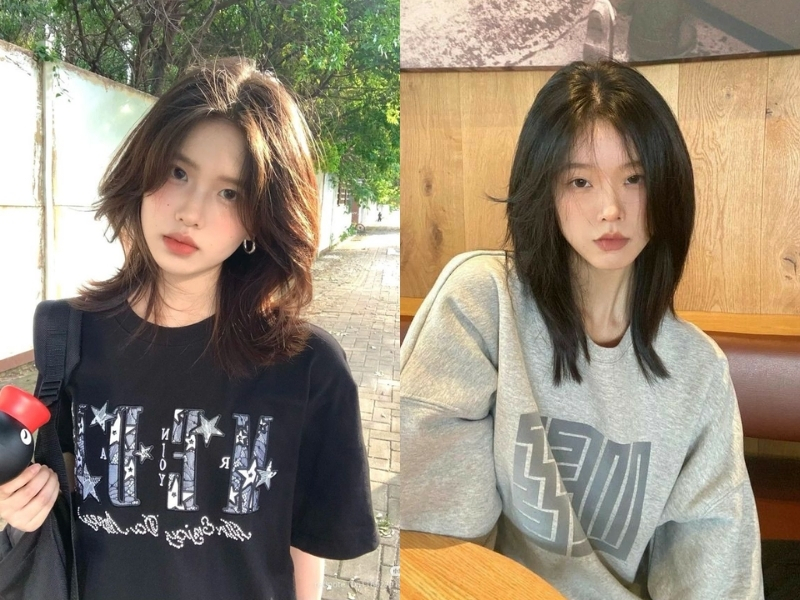 Tóc layer nữ ngắn 