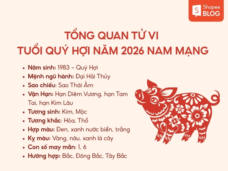 tử vi tuổi Quý Hợi nam mạng