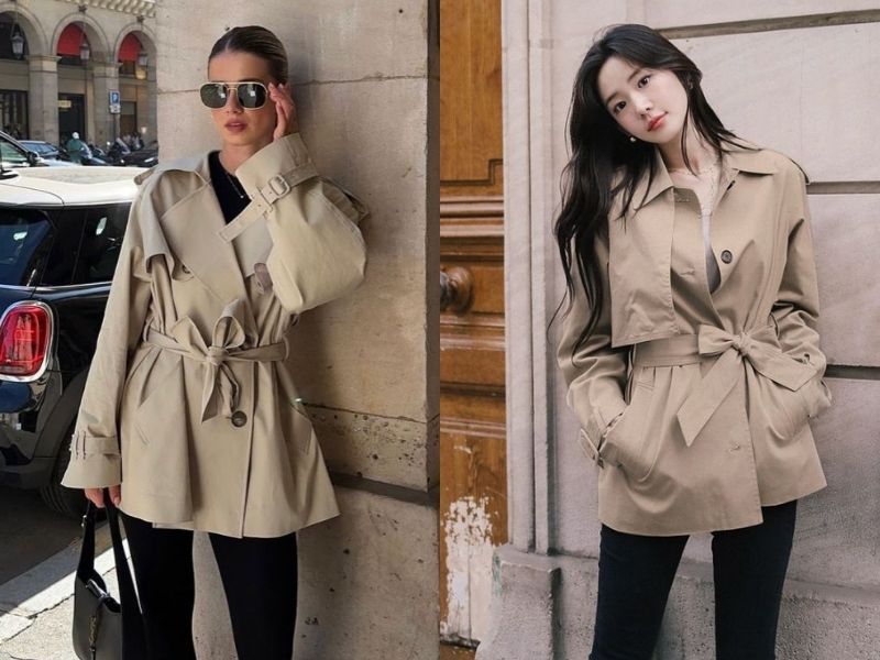 Trench coat ngắn