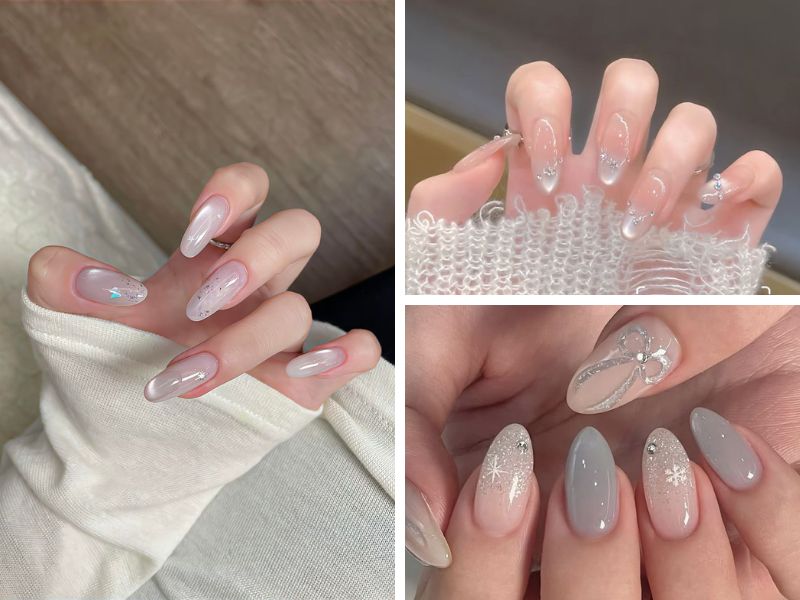 mẫu nail đẹp móng dài