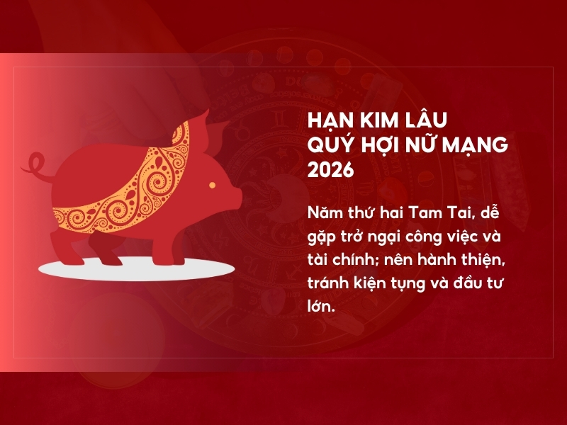 Hạn Kim Lâu vận hạn Quý Hợi 2026