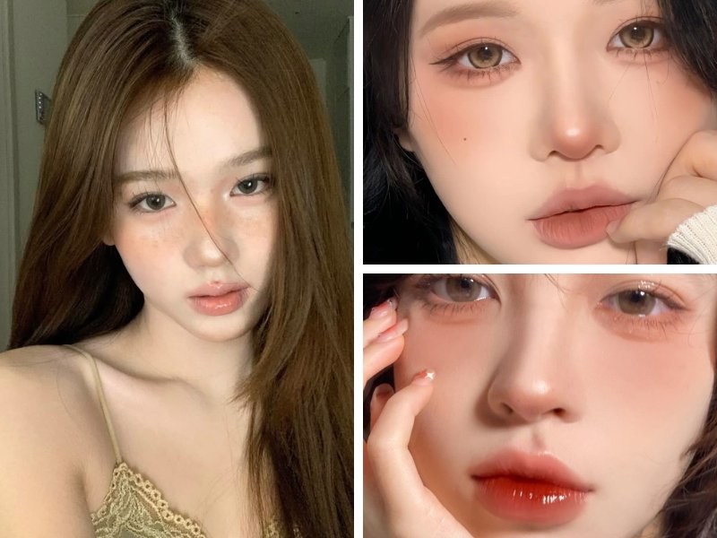 Kiểu trang điểm tone cam đất cho da tone ấm