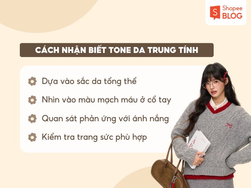 Cách nhận biết làn da thiên vàng