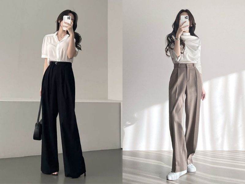 Cách phối đồ tương phản sắc độ sáng và tối 