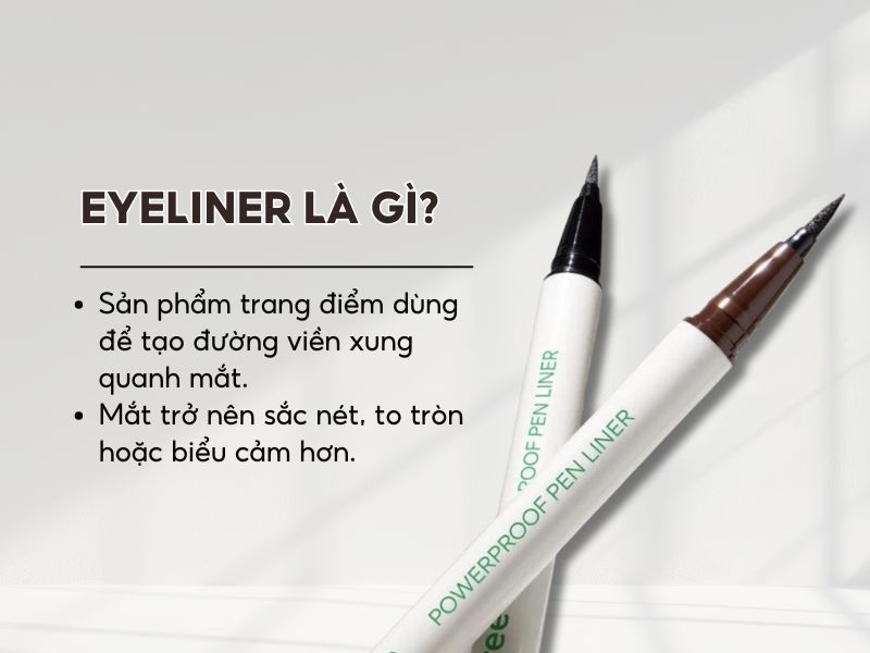 Giải đáp về eyeliner là gì