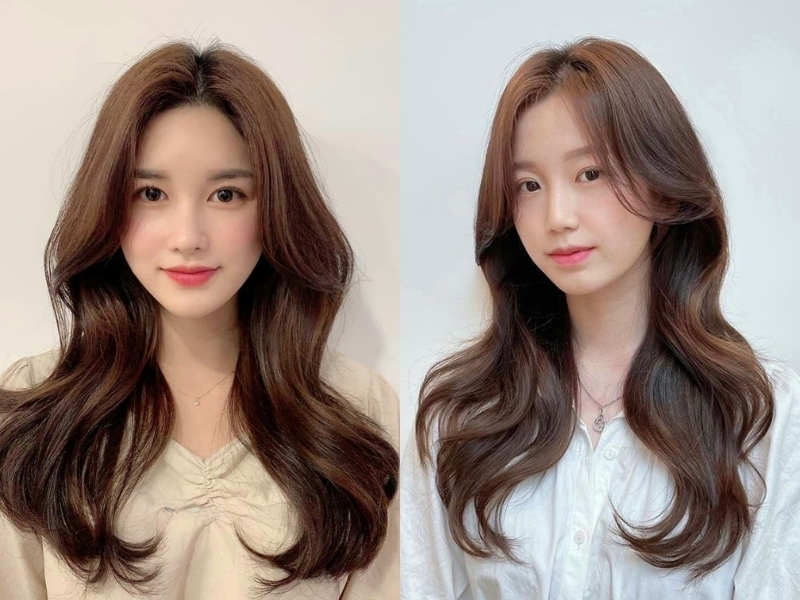 Kiểu uốn gợn bồng bềnh nhẹ nhàng