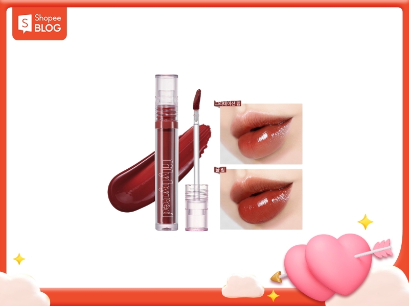 Sắc son đỏ hồng nhẹ