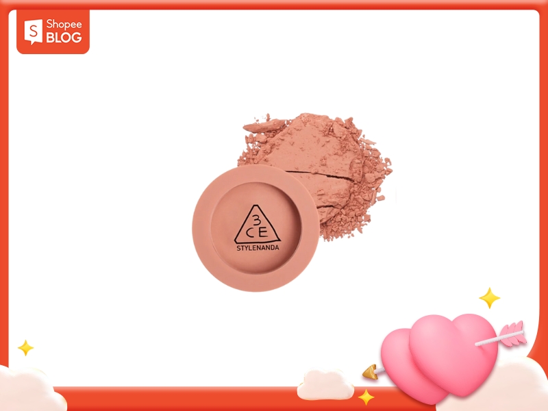 Má hồng 3CE Face Blush màu Rose Beige