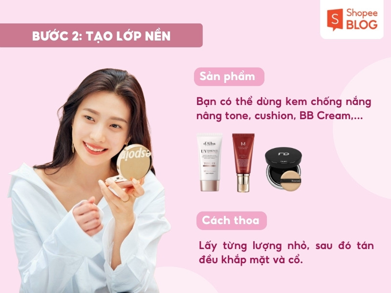 Bước đánh nền tối giản