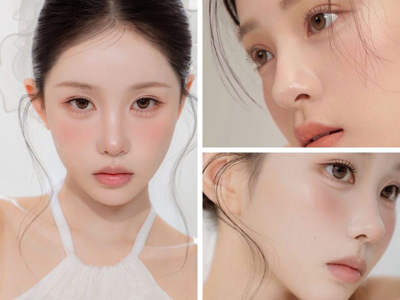 Kiểu trang điểm tone cam đào cho da tone ấm