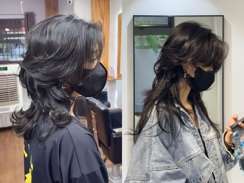 tóc mullet layer
