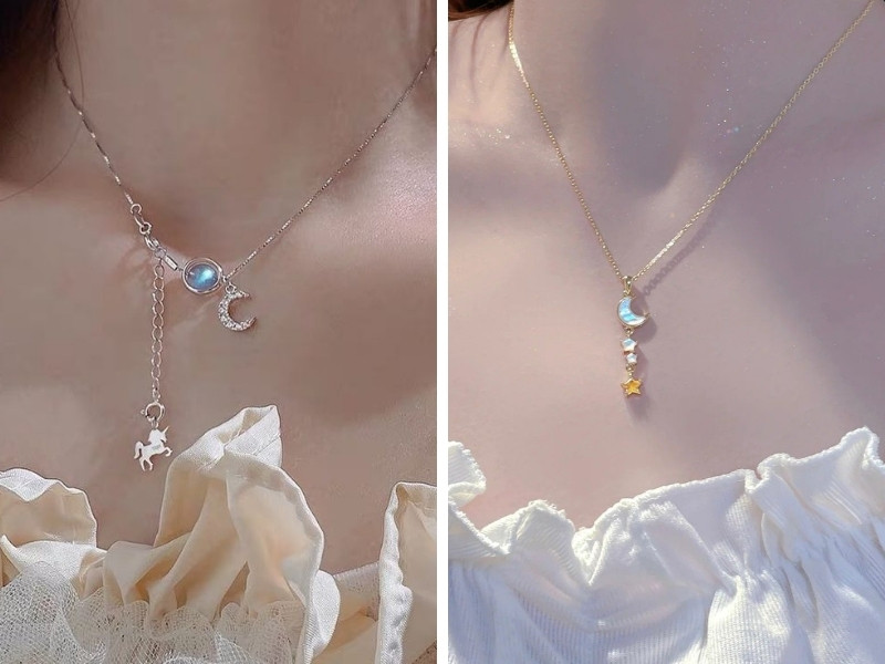 Trang sức đính đá cho da tone lạnh