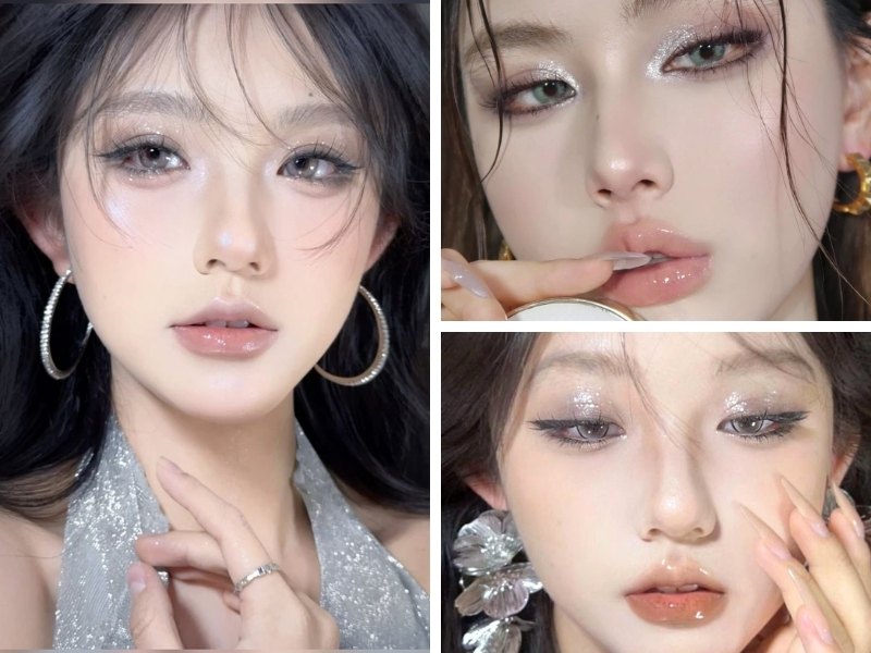 Kiểu trang điểm tone xám khói cho da tone lạnh