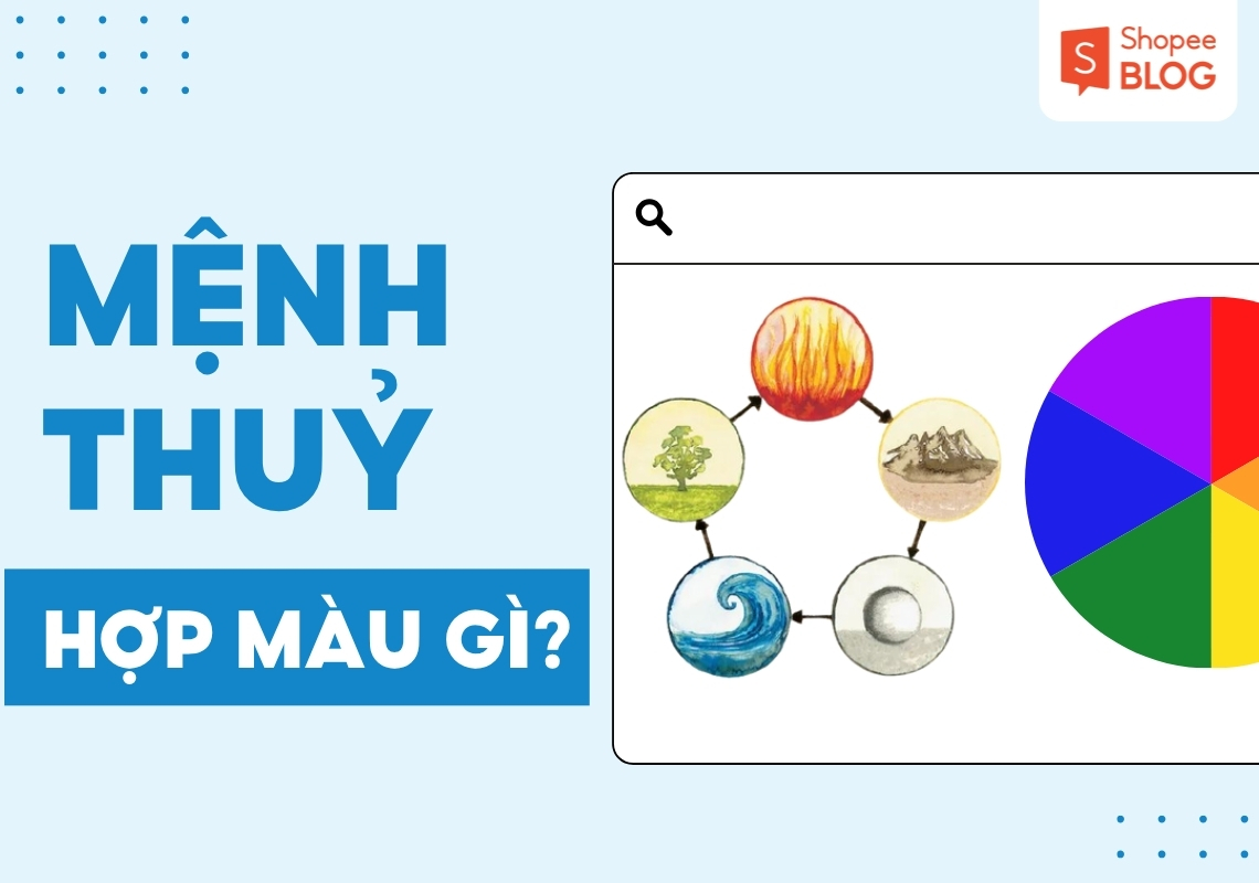 mệnh thuỷ hợp màu gì