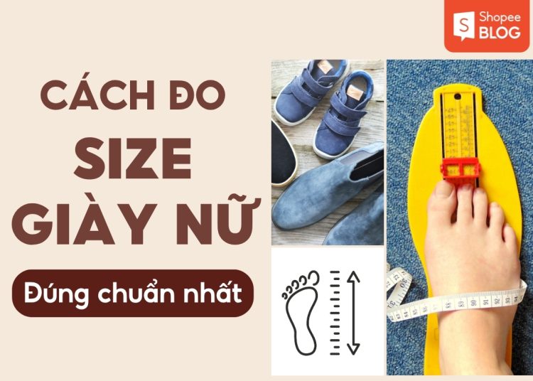 cách đo size giày nữ