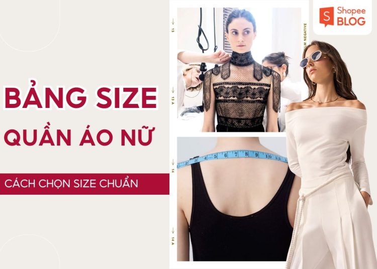 bảng size quần áo nữ