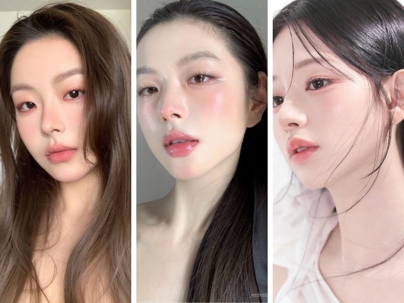 Makeup tone hồng cam