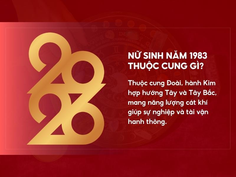 Nữ sinh năm 1983 thuộc cung gì?
