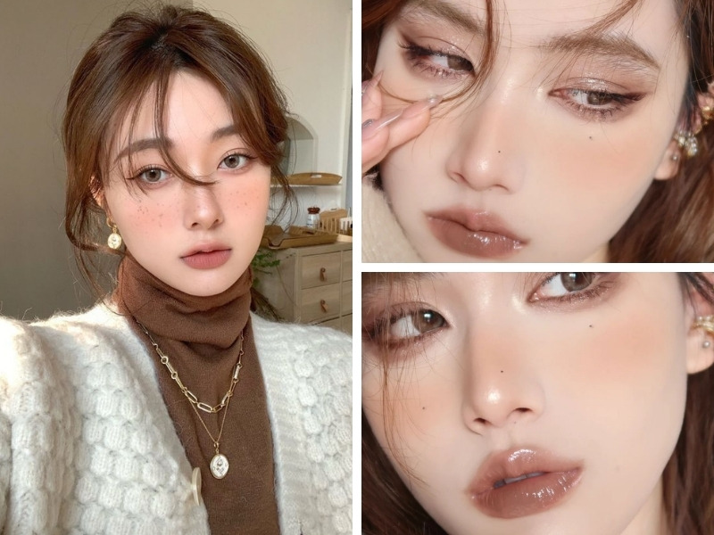 Tone makeup mocha mousse Hàn Quốc