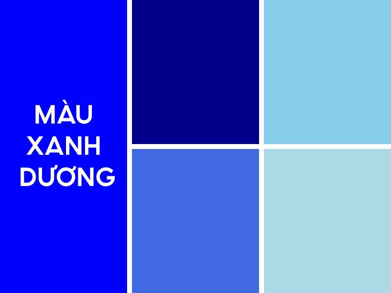 Màu xanh dương trong thời trang 