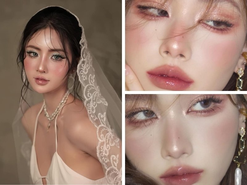 Kiểu trang điểm tone hồng đất cho da tone ấm