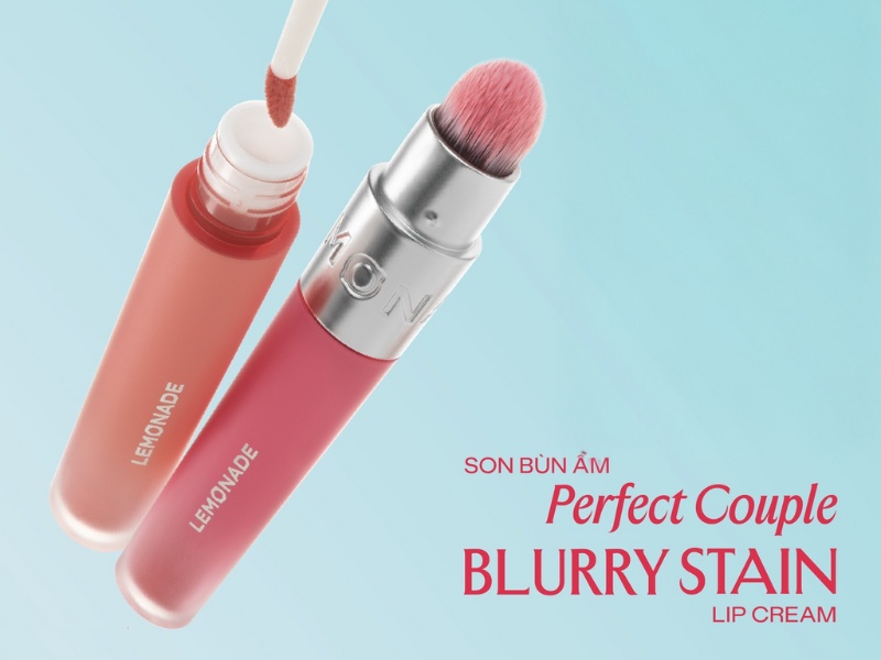 Son bùn ẩm Lemonade Perfect Couple Blurry Stain Lip Cream