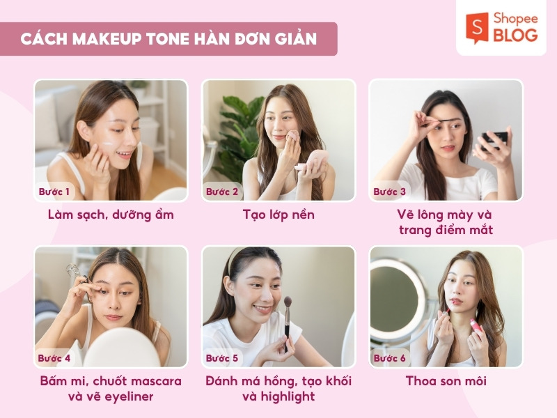 Cách trang điểm theo kiểu Hàn Quốc