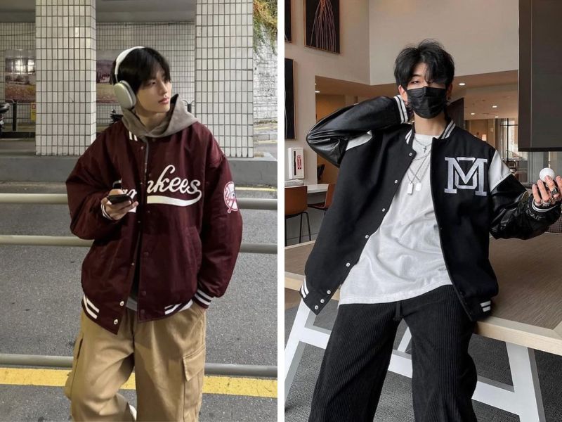 outfit bomber cho nam