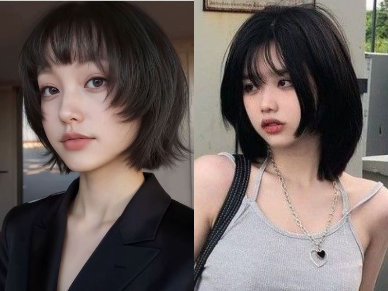 tóc hime ngắn nữ