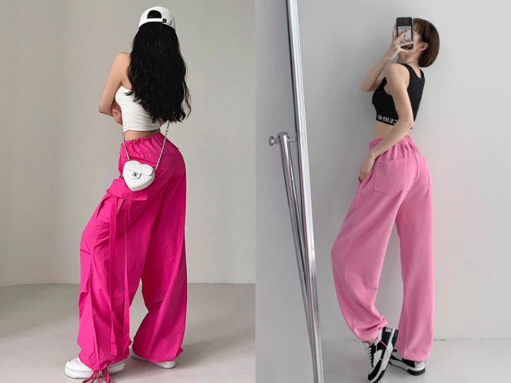 phối đồ màu Hồng đậm 