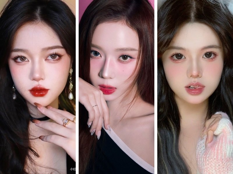 Makeup tone berry lạnh cho da tone lạnh