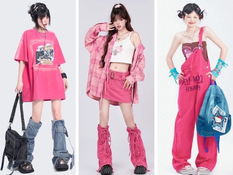 Cách phối đồ nữ màu hồng cho da vàng