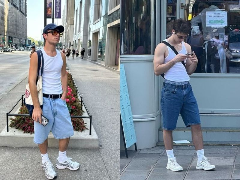 Tank top phối quần short