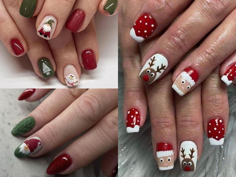 nail ông già noel