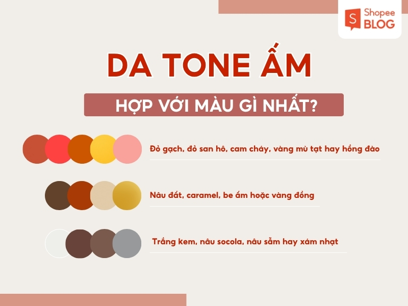 Các màu sắc phù hợp trong thời trang