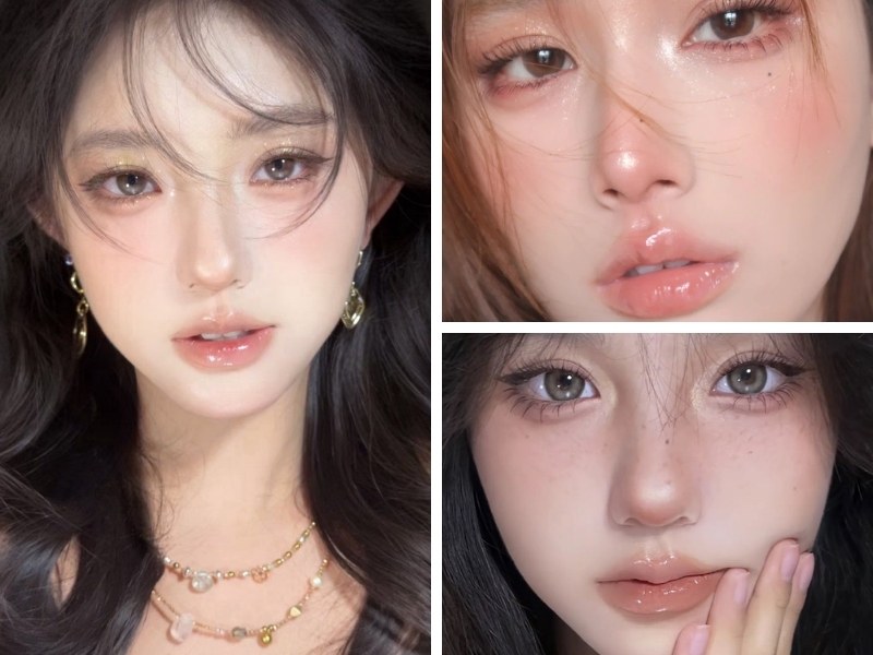 Kiểu trang điểm tone caramel trong suốt cho neutral undertone