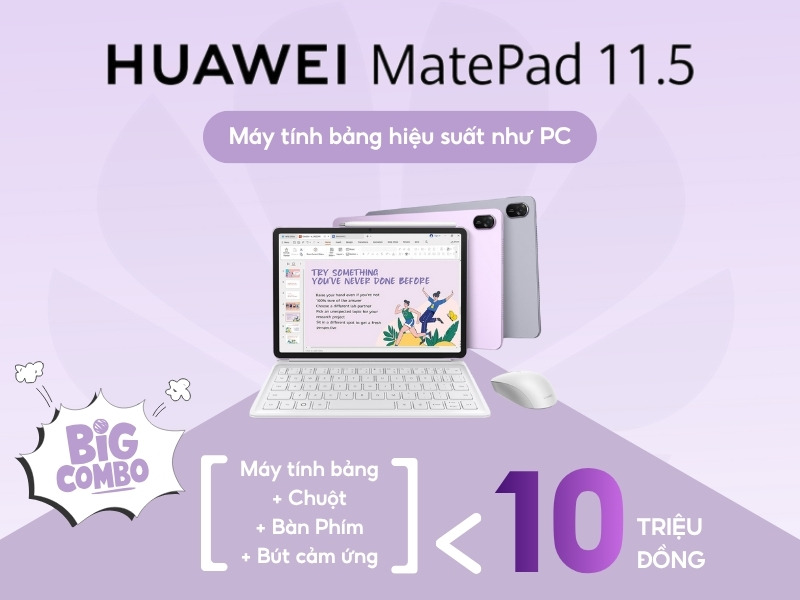 Combo máy tính bảng HUAWEI- Chuột - Bàn Phím - Bút
