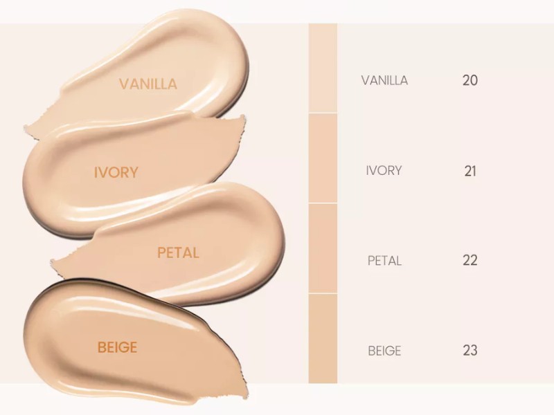 Màu nền hợp với da tone lạnh